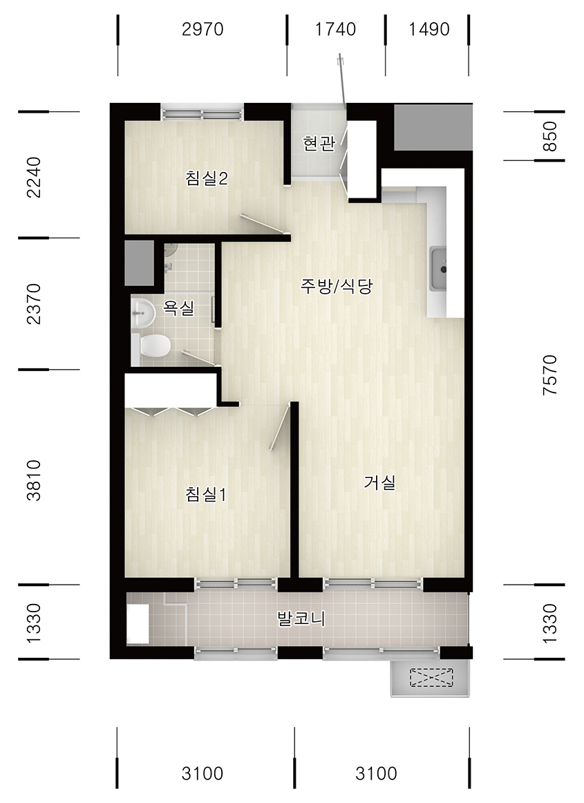 46 평면도