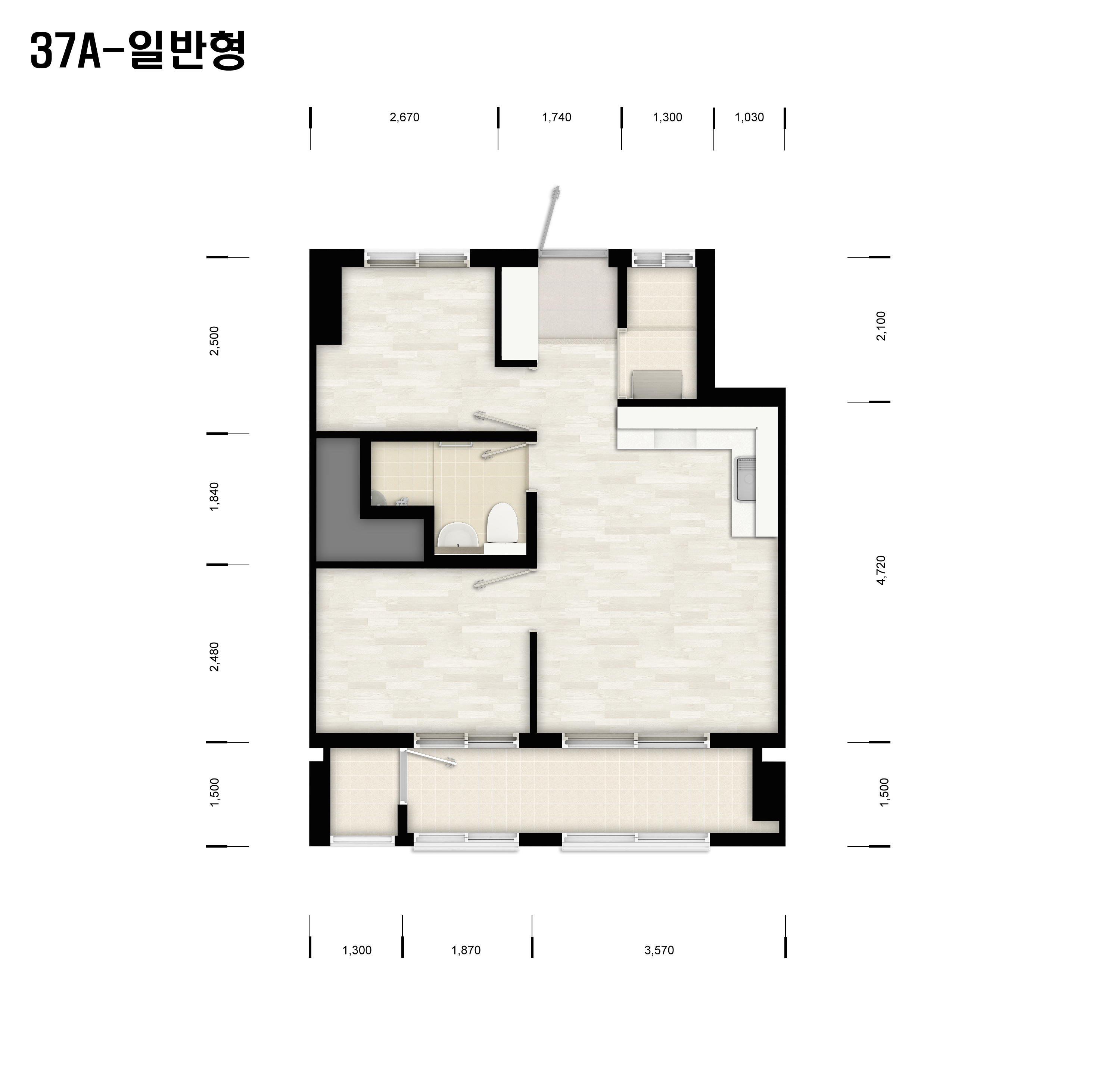 37A 평면도