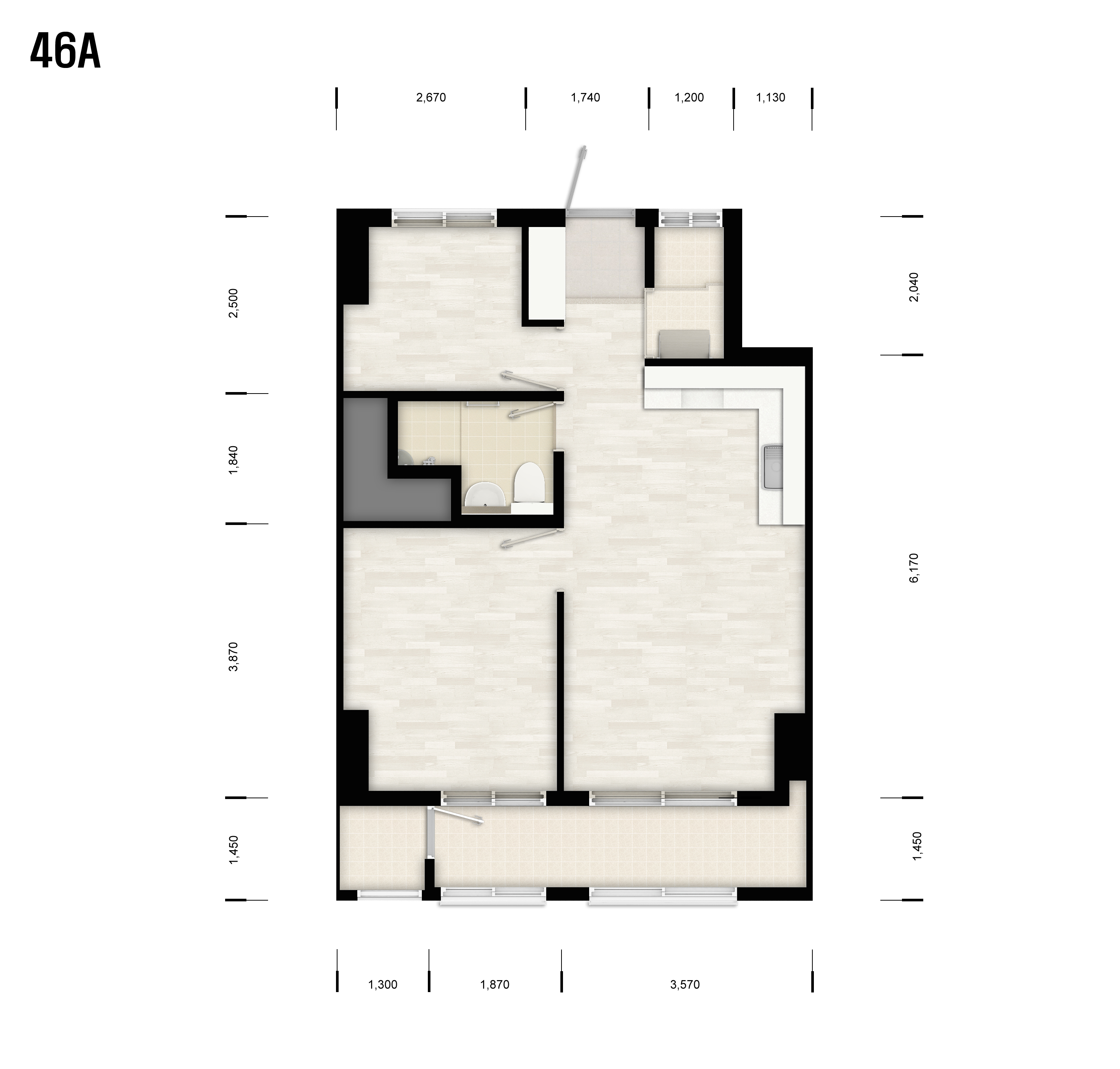 46A 평면도