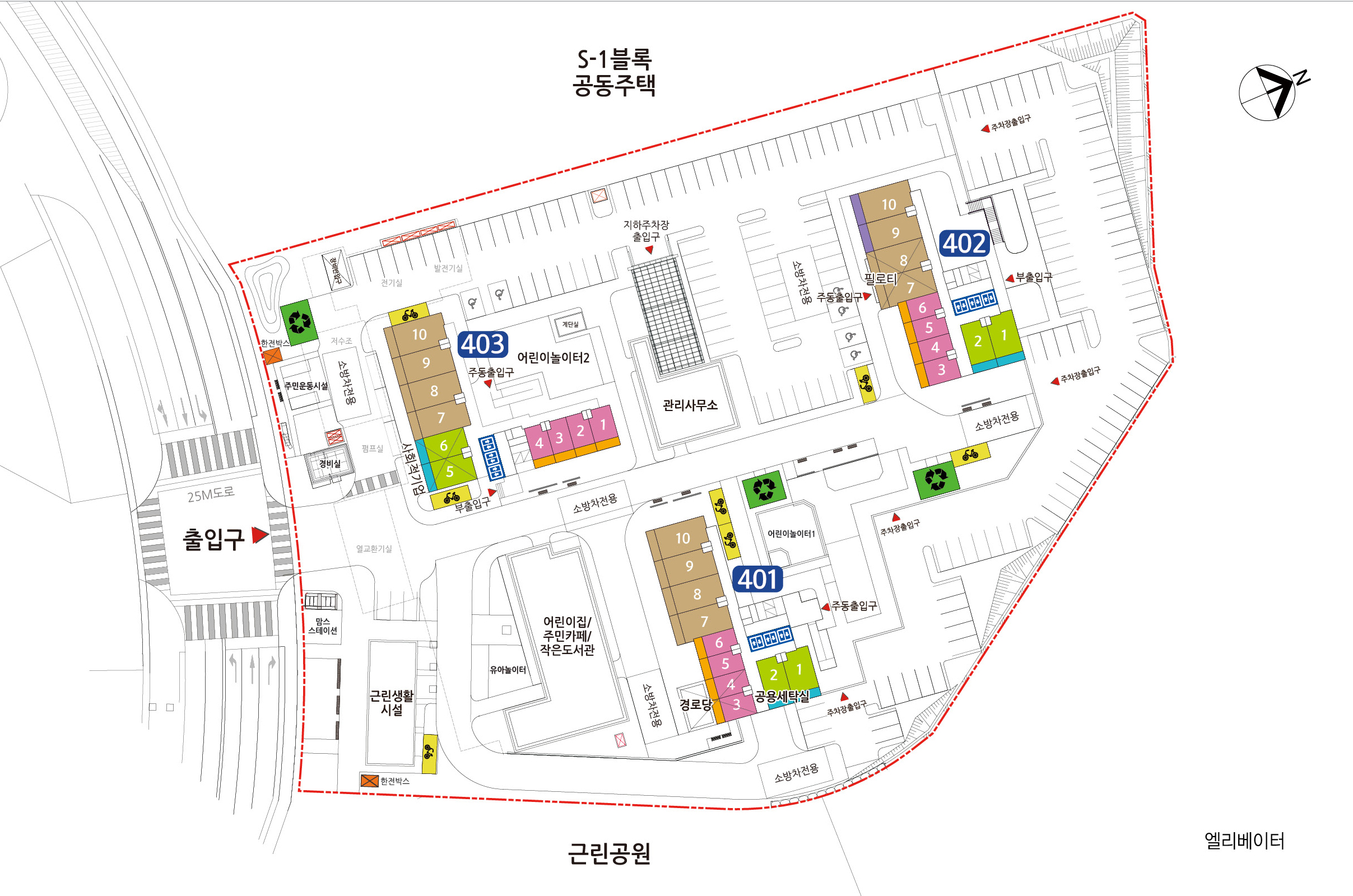 단지배치도